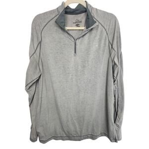 Paradox Merino Blend Mens Base Layer Shirt Size L Outdoor Ski Trail Hike 1/4 Zip